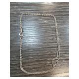 Sterling Silver Rope Chain Necklace