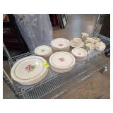 Taylor Smith Taylor Dinnerware Set with Floral Pat
