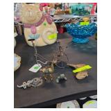 Small Metal Figurines and Decorative Items