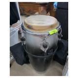 Toca Conga Drum with Black and Chrome Finish