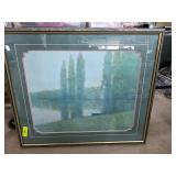 Signed and Numbered Framed Artwork of Landscape Sc