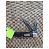Old Cutter Pocket Knife With Wooden Handle