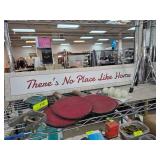 Items Including Wall Sign, Ping Pong Paddles, and