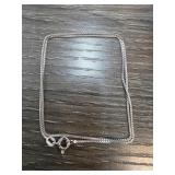 Sterling Silver Box Chain Necklace