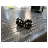 Sterling Silver and Amethyst Earrings