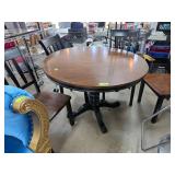 Ashley Wood Dining Table Set With Chairs