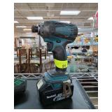 Makita 18V Cordless Impact Driver with Battery