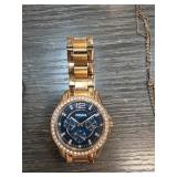 Fossil Womenï¿½s Rose Gold-Tone Multifunction Watch