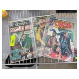 Three Vintage Comic Books: DC and Marvel