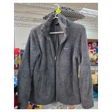 Patagonia Gray Full-Zip Fleece Jacket, Size M