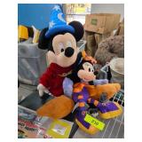 Disney Mickey and Minnie Plush Duo With Wizard Hat