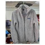 Patagonia Womenï¿½s Gray Full-Zip Fleece Jacket, Siz