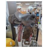 Rex Newell Maker Leather Western Saddle