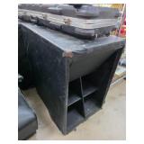 Large Black Subwoofer Speaker Cabinet