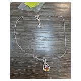 Sterling Silver Chain With Mickey Pendant