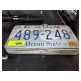 Rhode Island License Plates, Ocean State Design