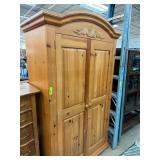 Broyhill Solid Wood Armoire with Shelves and Drawe