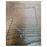 James Avery Sterling Silver Texas Charm Necklace