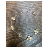 Sterling Silver Four-Leaf Clover Bracelet