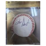 Bill Pecota Signed Baseball with COA by Yesterdays