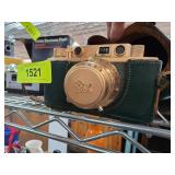 Pax Golden View Camera with Leather Case