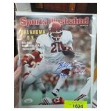 Sports Illustrated Signed by Billy Sims, October 8