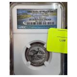 2018-S Silver 25C Cumberland Island PF70 Reverse P