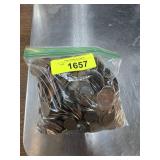 Bag of Mixed Coins Weighing Approximately 4.3 lbs