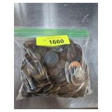 Bulk Lot of Mixed Coins Weighing 37 Pounds