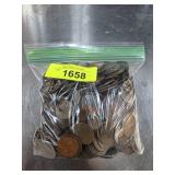 Bag of Mixed Coins Weighing 4.6 Pounds