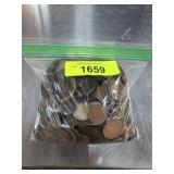 Bagged Collection of Mixed Coins Weighing 5.1 Poun