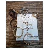 Rings With Cubic Zirconia and Brass
