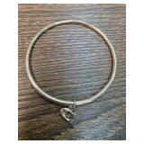 Coach Bangle Bracelet with C Charm
