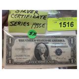 1935E One Dollar Silver Certificate Currency Note