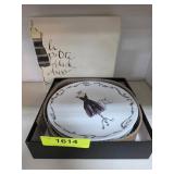Rosanna Imports La Petite Black Dress Plate Set