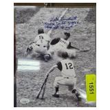 Signed Hobie Landrith Baseball Photo with JSA Cert