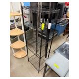 Black Metal 5-Tier Wire Storage Rack