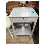 Uline Metal Cart with Locking Top and Shelf