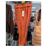 Calvin Klein Orange Pants w Belt,XL