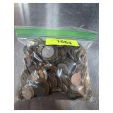 Bag of Assorted Coins Weighing Approximately 5.3 l