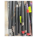 Black Practice Nunchaku With Dragon Design