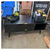 Black Wood Coffee Table With Storage and Lift-Top