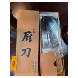 Kitory Meat Cleaver with Wooden Handle in Original