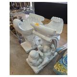 Decorative Dining Table Base Featuring Cherubic Fi