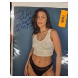 Signed Photograph of Raquel Pomplun with Certifica