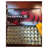 Federal American Eagle 40 S&W 155 Grain Ammo, 50 R
