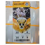 Pierre Luc Dubois Signed Hockey Ticket