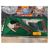 2pc MCM Stainless Steel Cheese and Bread Knife Set