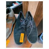 Calvin Klein Black Suede Lace-Up Shoes, Size 9.5