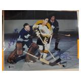 Autographed Johnny Bower Photo with Beckett COA